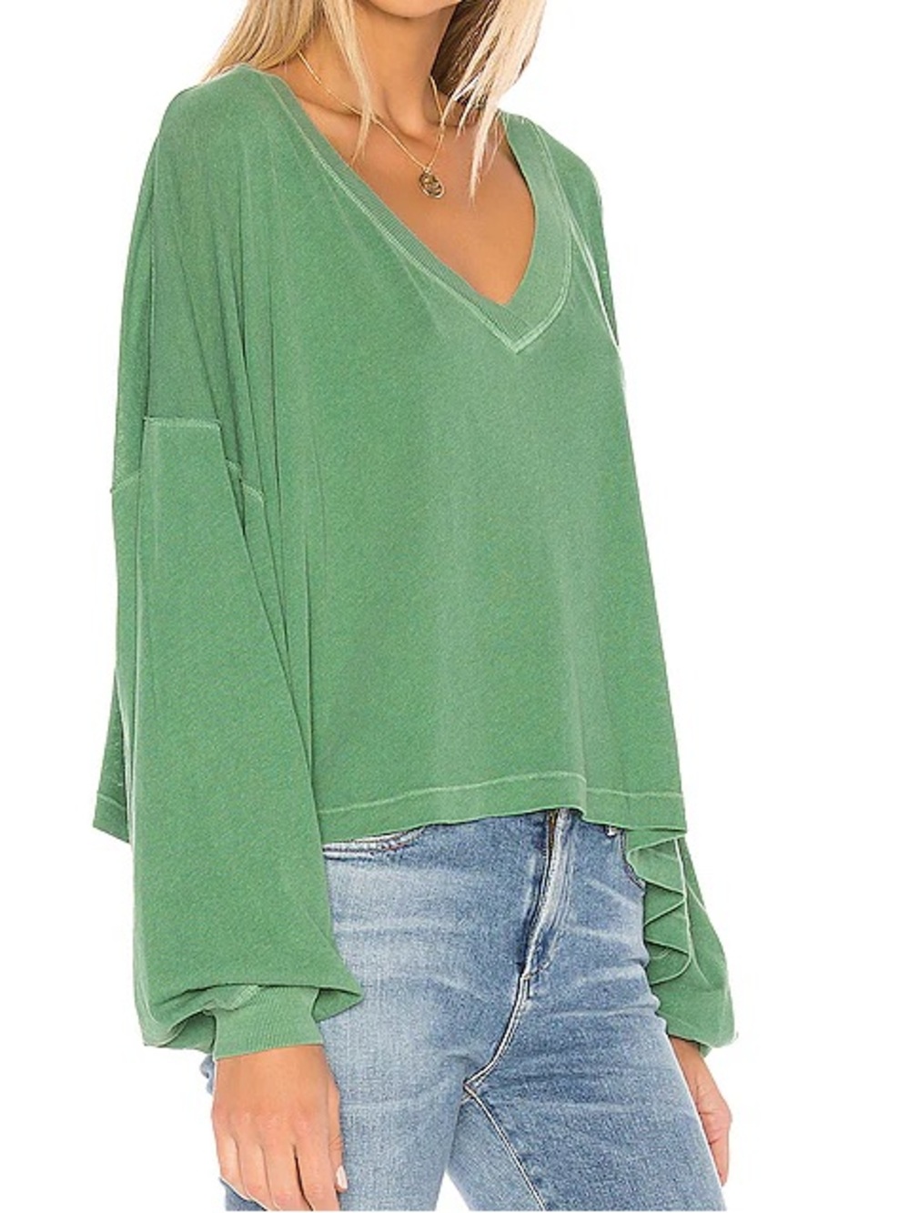 We the Free Buffy Tee Oversized V-Neck - Picture 2 of 13